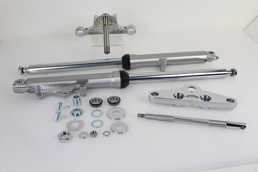 HARLEY 41mm Fork Assembly with Polished Sliders Fits 0-  Custom, application