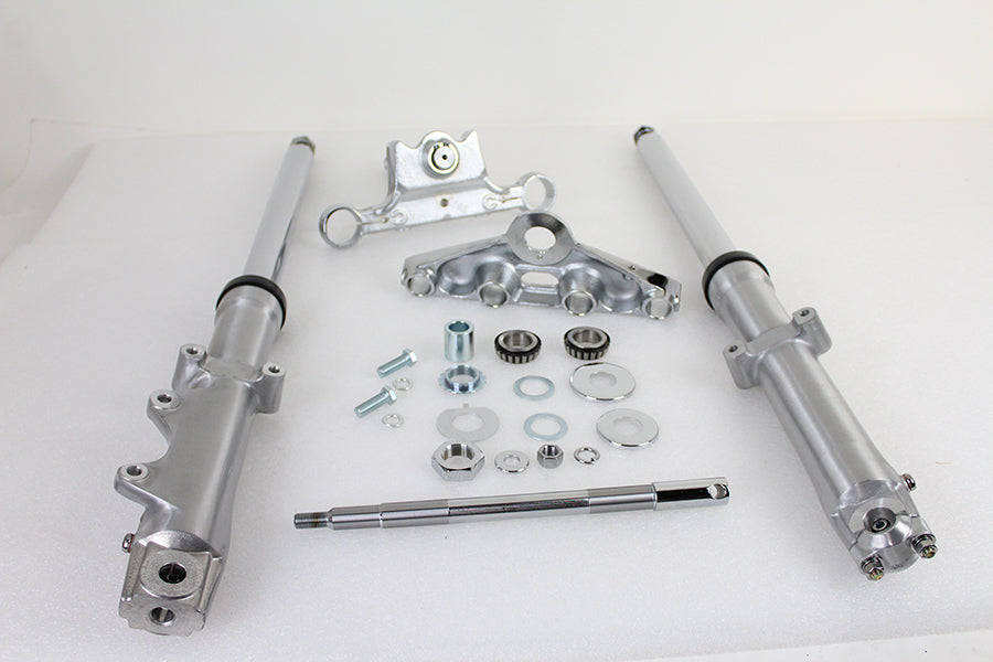 HARLEY 41mm Fork Assembly with Polished Sliders Fits 0-  Custom, application