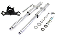 HARLEY 41mm Fork Assembly with Polished Sliders Fits 1986-1999 FLST,