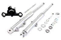 HARLEY 41mm Fork Assembly with Polished Sliders Fits 1986-1999 FLST,