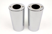 HARLEY Fork Slider Cover Chrome Fits 1986-2017 FLST,   1949-1984 FL,   1980-2013 FLT,   1980-2013 FL