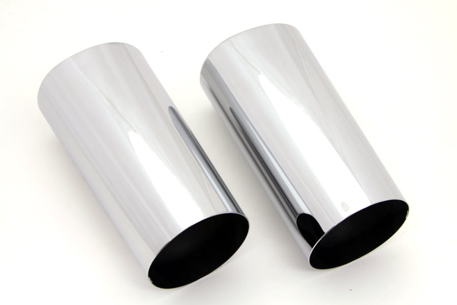 HARLEY Fork Slider Cover Chrome Fits 1986-2017 FLST,   1949-1984 FL,   1980-2013 FLT,   1980-2013 FL