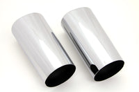 HARLEY Fork Slider Cover Chrome Fits 1986-2017 FLST,   1949-1984 FL,   1980-2013 FLT,   1980-2013 FL