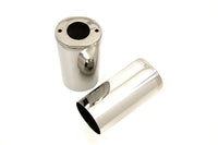HARLEY Fork Slider Cover Set Stainless Steel Fits 1949-1984 FLH,