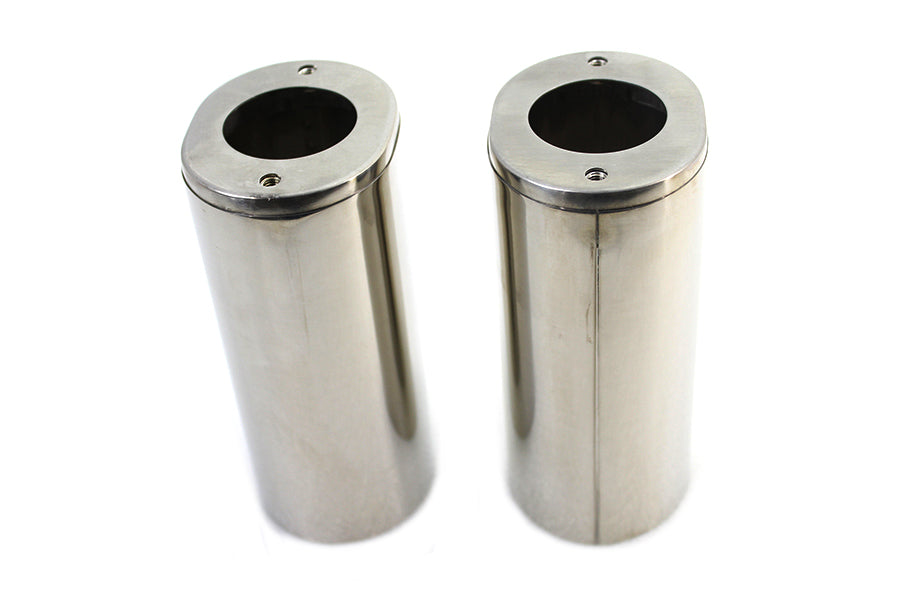 HARLEY Fork Slider Cover Stainless Steel Fits 1986-2017 FLST,   1949-1984 FL,   1980-2013 FLT,   198