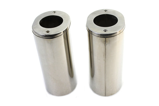 HARLEY Fork Slider Cover Stainless Steel Fits 1986-2017 FLST,   1949-1984 FL,   1980-2013 FLT,   198