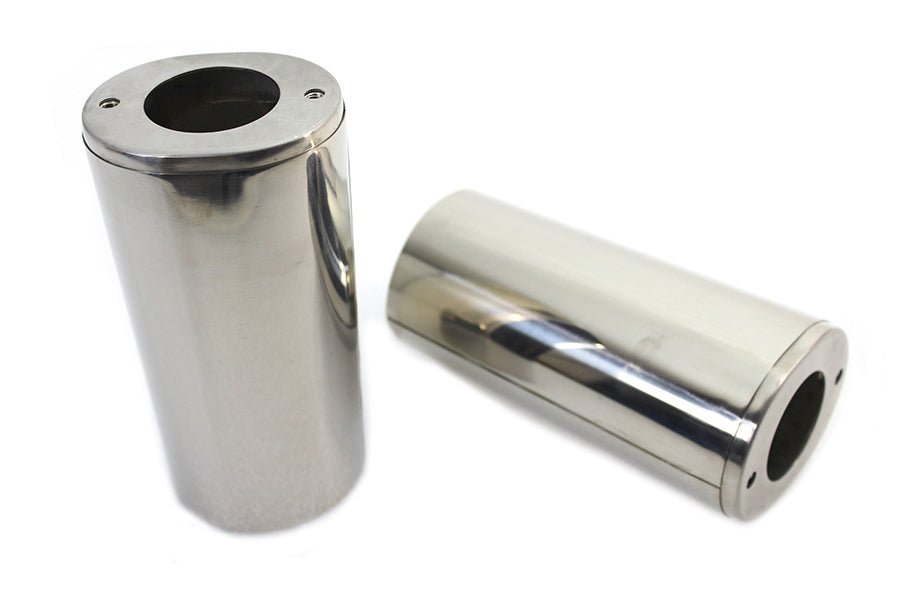 HARLEY Fork Slider Cover Stainless Steel Fits 1986-2017 FLST,   1949-1984 FL,   1980-2013 FLT,   198