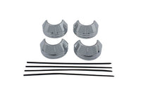 HARLEY 41mm Chrome Fork Boot Cover Set Fits 1980-1986 FXWG,   1984-2007 FXST,   1993-2005 FXDWG,
