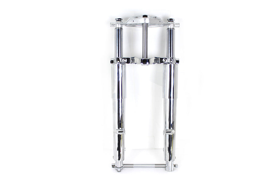 HARLEY Fork Assembly with Chrome Sliders Fits 1984-UP FLT,