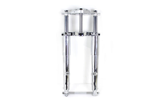 HARLEY Fork Assembly with Chrome Sliders Fits 1984-UP FLT,