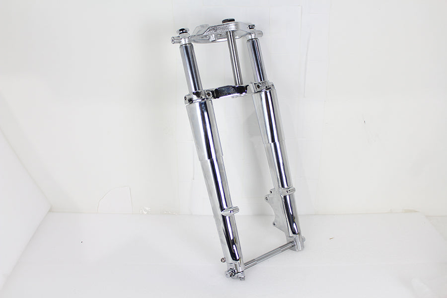 HARLEY Fork Assembly with Chrome Sliders Fits 1984-UP FLT,