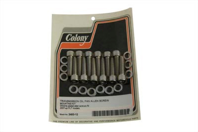 HARLEY Oil Pan Mount Kit Allen Type Chrome Fits FLT 2007-2007,