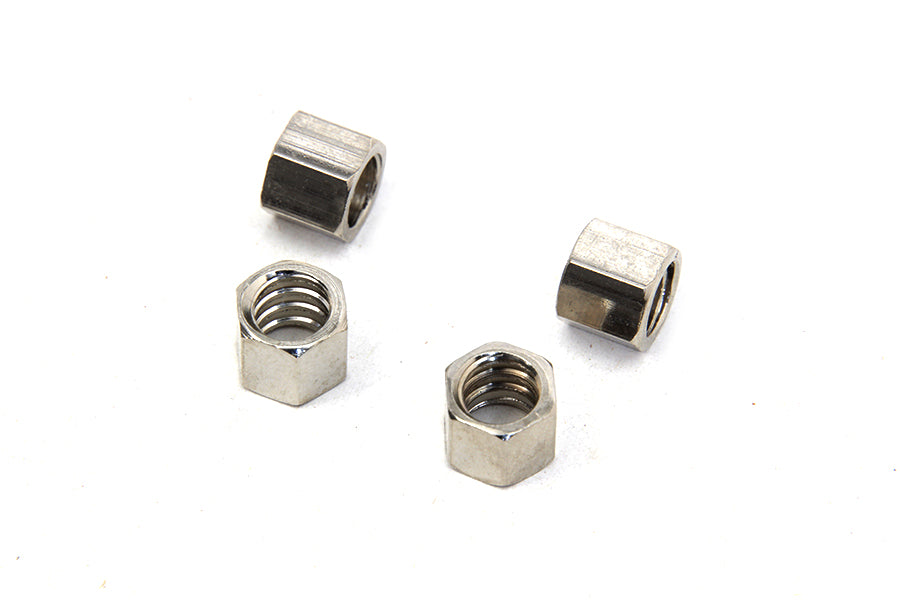 HARLEY Control Coil Nuts Nickel Plated Fits 1915-1929 J,   1929-1930 W,   1930-1930 VL,   1909-1924