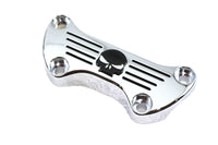 HARLEY Skull Riser Top Clamp Chrome fits 1973-1984 FX,   1982-1994 FXR,   1982-1994 FXR,   1984-UP FXST,   1984-UP FXST,   1974-UP XL,