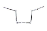 HARLEY 14 inch Z-Bar Handlebar without Indents Chrome fits 1986-2013 FLT,  1982-UP FLHX,