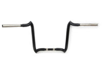 HARLEY 14 inch Z-Bar Handlebar without Indents Black fits 1986-2013 FLT,  1982-UP FLHX,