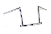 HARLEY 12 inch Chrome ChiZeled Z-Bar Handlebar with Indents fits 2015-UP FLTR,