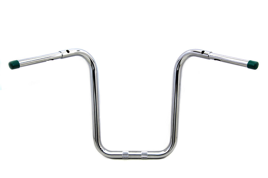 HARLEY 14 inch Fat Ape Handlebar with Indents Chrome fits 2015-UP FLTR,