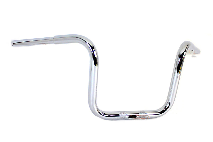 HARLEY 12 inch Fat Ape Handlebar with Indents Chrome fits 2015-UP FLTR,