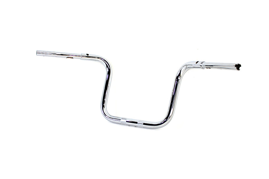 HARLEY 12 inch Fat Ape Handlebar with Indents Chrome fits 2015-UP FLTR,