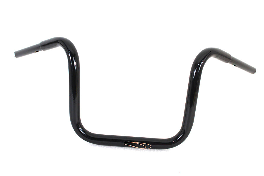 HARLEY 14 inch Fat Ape Handlebar with Indents Black fits 2015-UP FLTR,