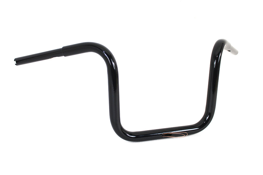 HARLEY 12 inch Fat Ape Handlebar with Indents Black fits 2015-UP FLTR,