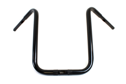 HARLEY 16 inch Fat Ape Handlebar with Indents Black fits 2015-UP FLTR,