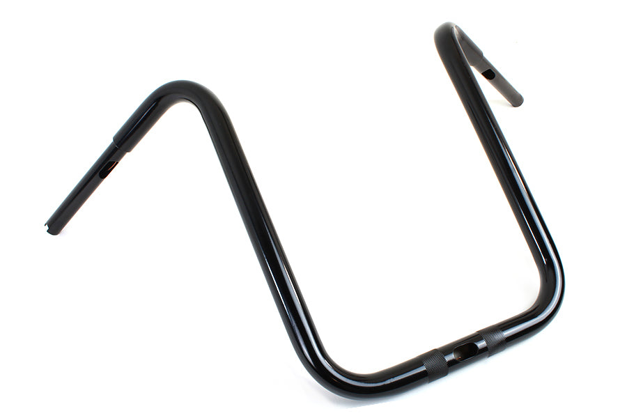 HARLEY 16 inch Fat Ape Handlebar with Indents Black fits 2015-UP FLTR,