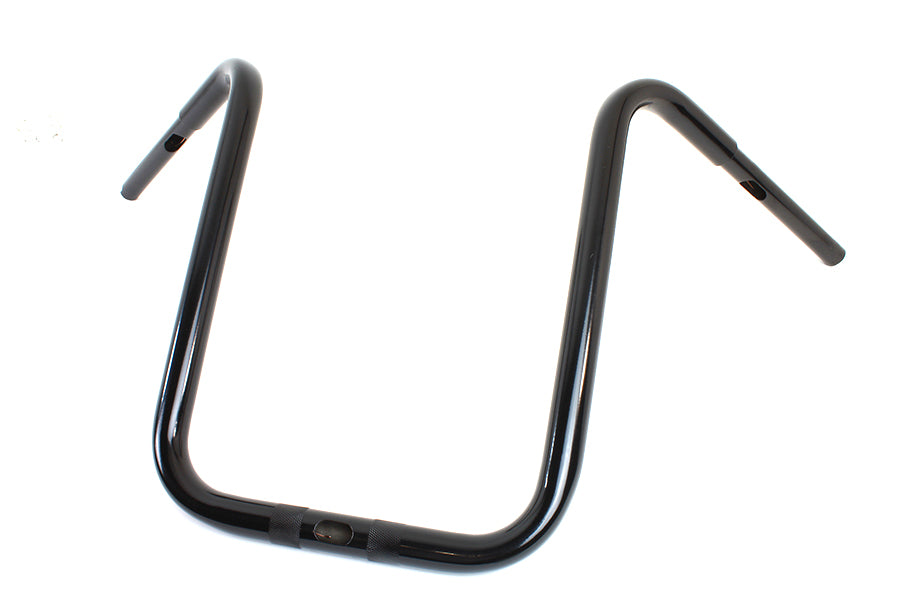 HARLEY 16 inch Fat Ape Handlebar with Indents Black fits 2015-UP FLTR,