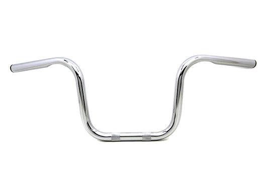 HARLEY 8.5 inch Mini Ape Hanger Handlebar with Indents fits 1982-UP XL,  1982-1984 FL,  1982-1984 FX,  1986-UP FLST,  1984-UP FXST,  1984-UP FXST,  1982-1994 FXR,  1982-1994 FXR,  1991-2017 FXD,  1982-2007 FLT,  1982-2007 FLT,