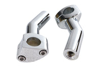 HARLEY 1 inch Pullback Riser Set Chrome Fits 0-  Custom, application