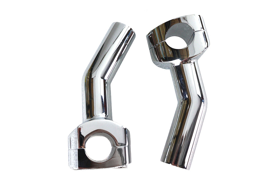 HARLEY 1 inch Pullback Riser Set Chrome Fits 0-  Custom, application