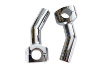 HARLEY 1 inch Pullback Riser Set Chrome Fits 0-  Custom, application