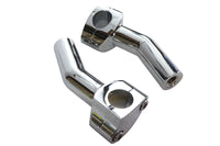 HARLEY 1 inch Pullback Riser Set Chrome Fits 0-  Custom, application