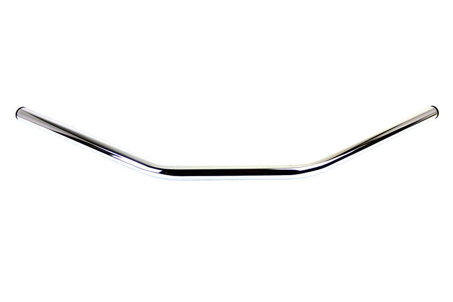 HARLEY Flat 1 inch Drag Handlebar with Indents Chrome fits 1982-1984 FL,  1982-1984 FX,  1982-UP XL,  1986-2017 FLST,  1984-2017 FXST,  1982-1984 FXR,  1982-1994 FXR,  1991-2017 FXD,  1982-2007 FLT,  1982-2007 FLT,