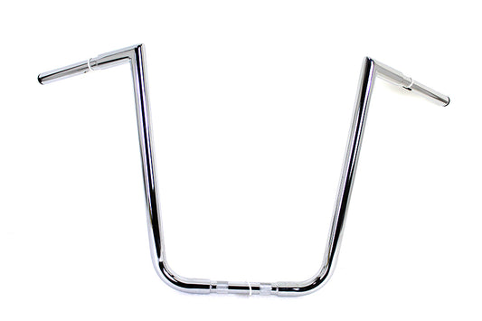 HARLEY 18 inch Ape Hanger Z Handlebar Chrome fits 1999-2013 FLTR,  1999-2018 FLHR,