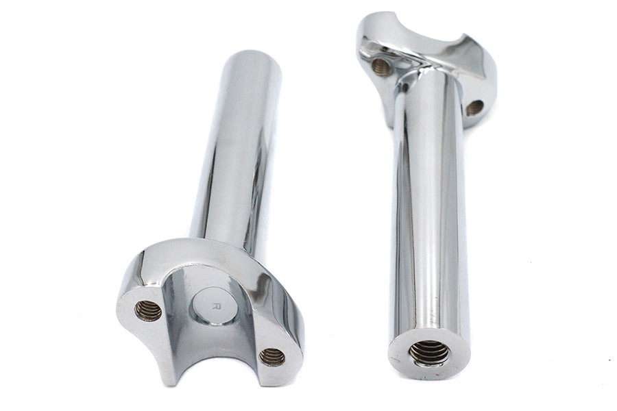 HARLEY Chrome 6 inch Riser Set Fits 0-  Custom, application for 1 handlebar"