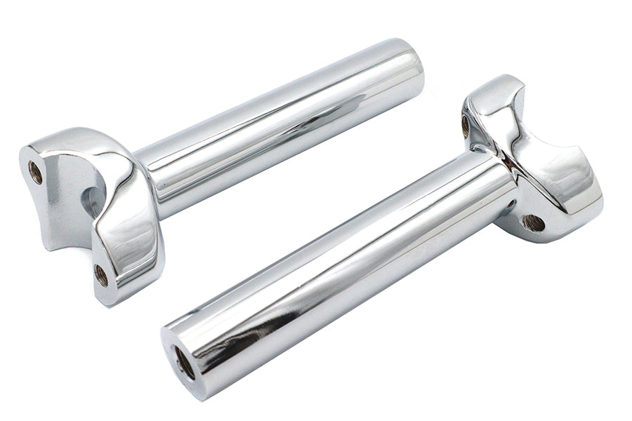 HARLEY Chrome 6 inch Riser Set Fits 0-  Custom, application for 1 handlebar"