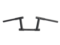 HARLEY 6 inch Z-Bar Racing Handlebar with Indents Black fits 1982-1984 FL,  1982-1984 FX,  1982-UP XL,  1986-2017 FLST,  1984-2017 FXST,  1982-1984 FXR,  1985-1994 FXR,  1991-2017 FXD,