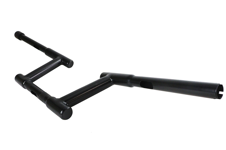 HARLEY 6 inch Z-Bar Racing Handlebar with Indents Black Fits 1982-1984 FL,   1982-1984 FX,   1982-UP