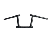 HARLEY 8 inch Z-Bar Racing Handlebar with Indents Black fits 1982-1984 FL,  1982-1984 FX,  1982-UP XL,  1986-2017 FLST,  1984-2017 FXST,  1982-1984 FXR,  1985-1994 FXR,  1991-2017 FXD,