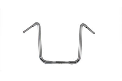 HARLEY 17 inch Ape Hanger Handlebar with Indents fits 1988-2005 FXSTS,  1997-2011 FLSTS,