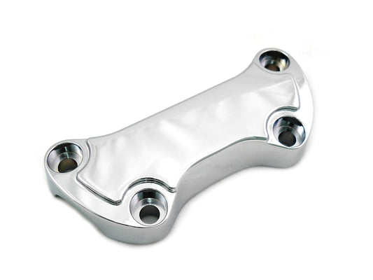 HARLEY Chrome Smooth Handlebar Clamp Cover fits 1999-UP FL,  1999-UP FX,