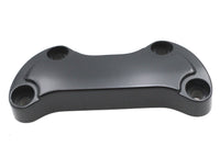 HARLEY Black Smooth Handlebar Clamp Cover Fits 1999-UP FL,   1999-UP FX,