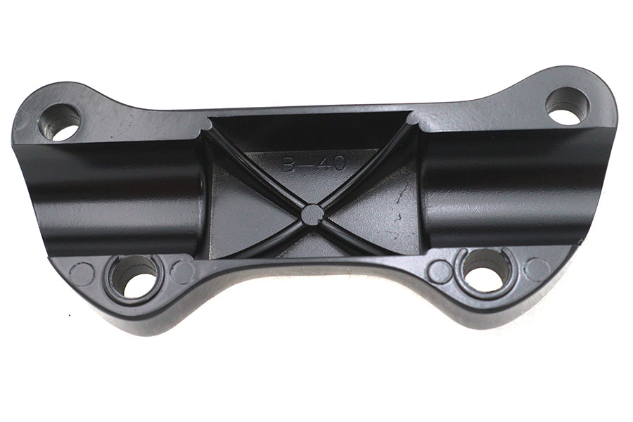 HARLEY Black Smooth Handlebar Clamp Cover Fits 1999-UP FL,   1999-UP FX,