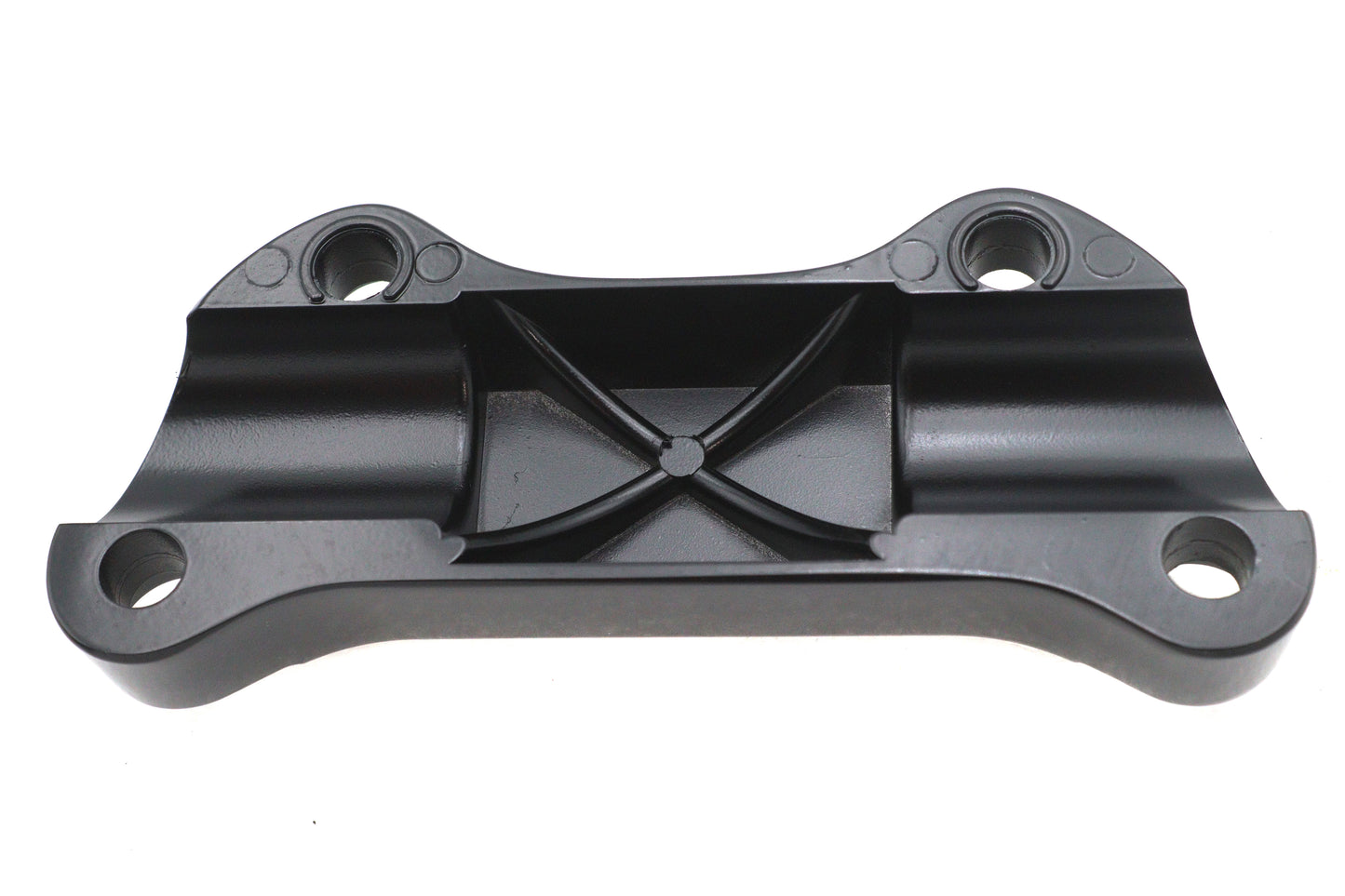 HARLEY Black Smooth Handlebar Clamp Cover Fits 1999-UP FL,   1999-UP FX,