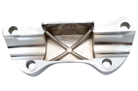 HARLEY Chrome Smooth Handlebar Clamp Cover with Skirt Fits 1999-UP FL,   1999-UP FX,