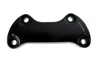 HARLEY Black Smooth Handlebar Clamp Cover with Skirt Fits 1999-UP FX,   1999-UP FL,