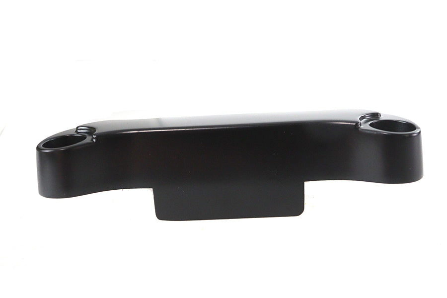 HARLEY Black Smooth Handlebar Clamp Cover with Skirt Fits 1999-UP FX,   1999-UP FL,