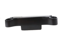 HARLEY Black Smooth Handlebar Clamp Cover with Skirt Fits 1999-UP FX,   1999-UP FL,